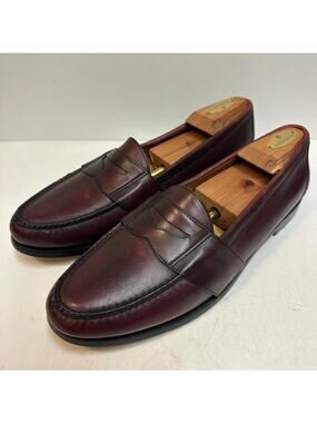 WORN ONCE Rancourt & Co. x Cole Haan Penny Loafer Burgundy Made Maine USA 11.5 D